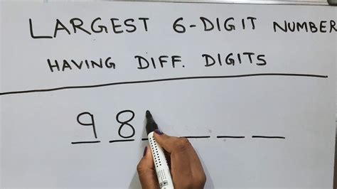find the sum of largest 6 digit number|What is the sum of the digits of the largest six.